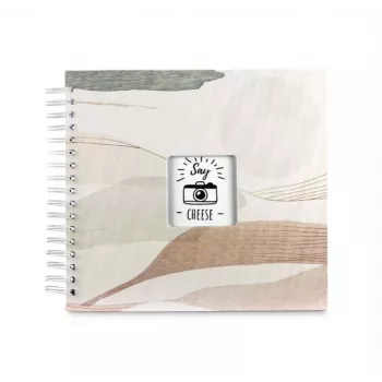 Hama Watercolor Fotoalbum marrone 50 fogli rilegatura a spirale