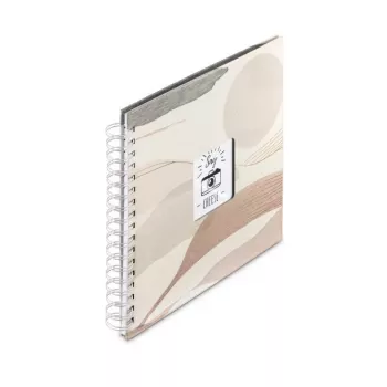 Hama Watercolor Fotoalbum marrone 50 fogli rilegatura a spirale