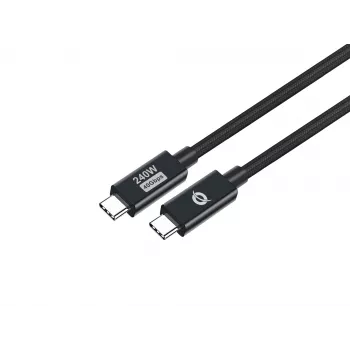 Conceptronic ETTA04B20 cavo USB 4.0 Gen 3 C-C PD 3.1 240W 2M, 48V 5A, 40Gbps, E-Mark