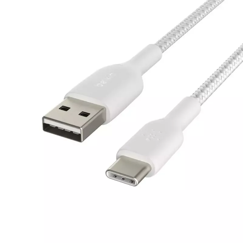 Cavo USB Belkin CAB002BT3MWH 3 m USB A USB C bianco