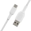 Cavo USB Belkin CAB002BT3MWH 3 m USB A USB C bianco
