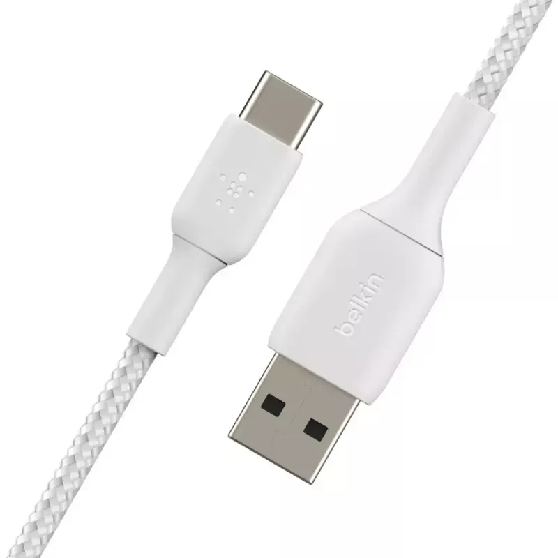 Cavo USB Belkin CAB002BT3MWH 3 m USB A USB C bianco