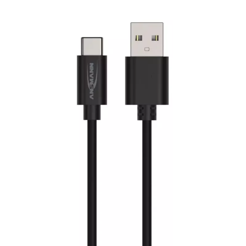 Cavo USB Ansmann 1700-0130 1 m USB-A USB-C nero