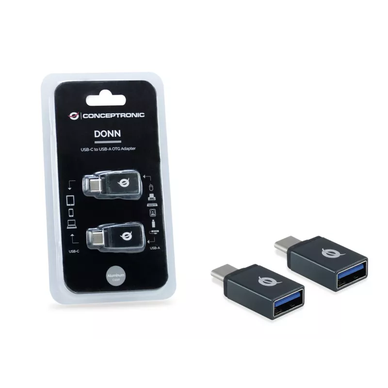Adattatore OTG USB-C a USB-A confezione da 2 Conceptronic DONN03G