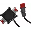 Prolunga elettrica Brennenstuhl 2 m 2 prese AC outdoor nero rosso bianco