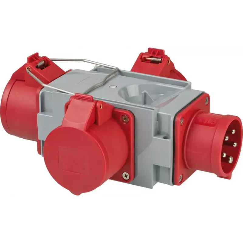 Adattatore spina Brennenstuhl 1081640 400V 16A grigio rosso