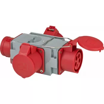 Adattatore spina Brennenstuhl 1081640 400V 16A grigio rosso