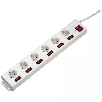 Distributore di corrente Hama 137239 1,4 m 6 uscite AC per interni bianco