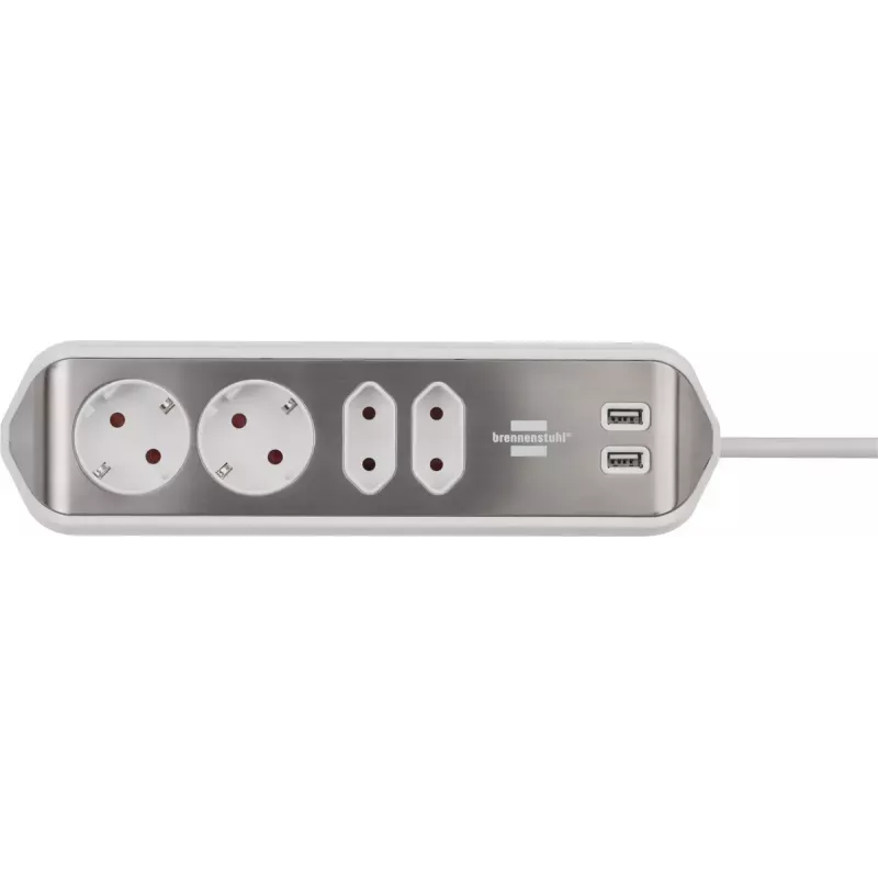 Prolunga elettrica Brennenstuhl 1153590420 2 m 4 prese AC per interni