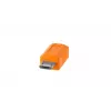Cavo USB Tether Tools CUC2515-ORG 4,6 m USB-C Micro-USB B arancione