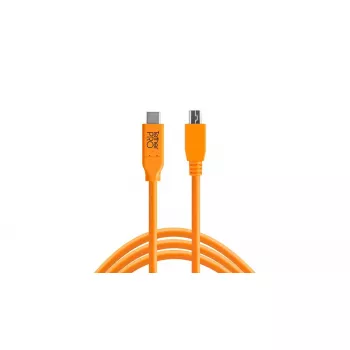 Cavo USB Tether Tools CUC2515-ORG 4,6 m USB-C Micro-USB B arancione