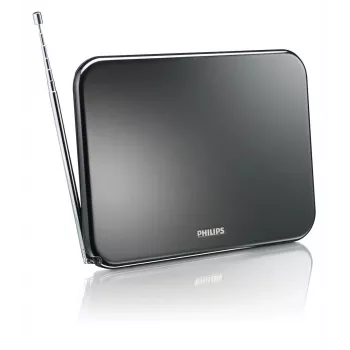 Antenna TV digitale Philips SDV6224/12, nero, 1,8 m, 87 12581 56423 0, 1 87 12581 56423 7, 24,6 mm, 17,6 mm
