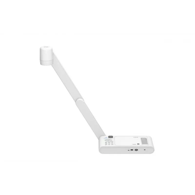Epson ELPDC30 V12HB09080 visualizer per documenti, 4K UHD (3840 x 2160), 13 MP, zoom digitale 23x / ottico 10x, CMOS, HDMI/USB/Wi-Fi, bianco