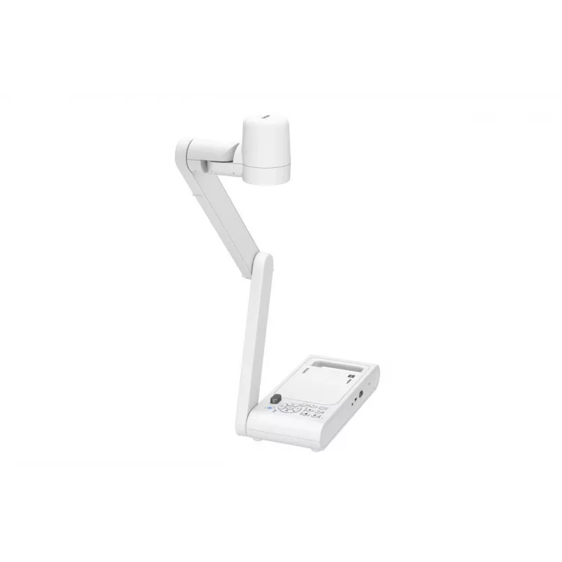 Epson ELPDC30 V12HB09080 visualizer per documenti, 4K UHD (3840 x 2160), 13 MP, zoom digitale 23x / ottico 10x, CMOS, HDMI/USB/Wi-Fi, bianco