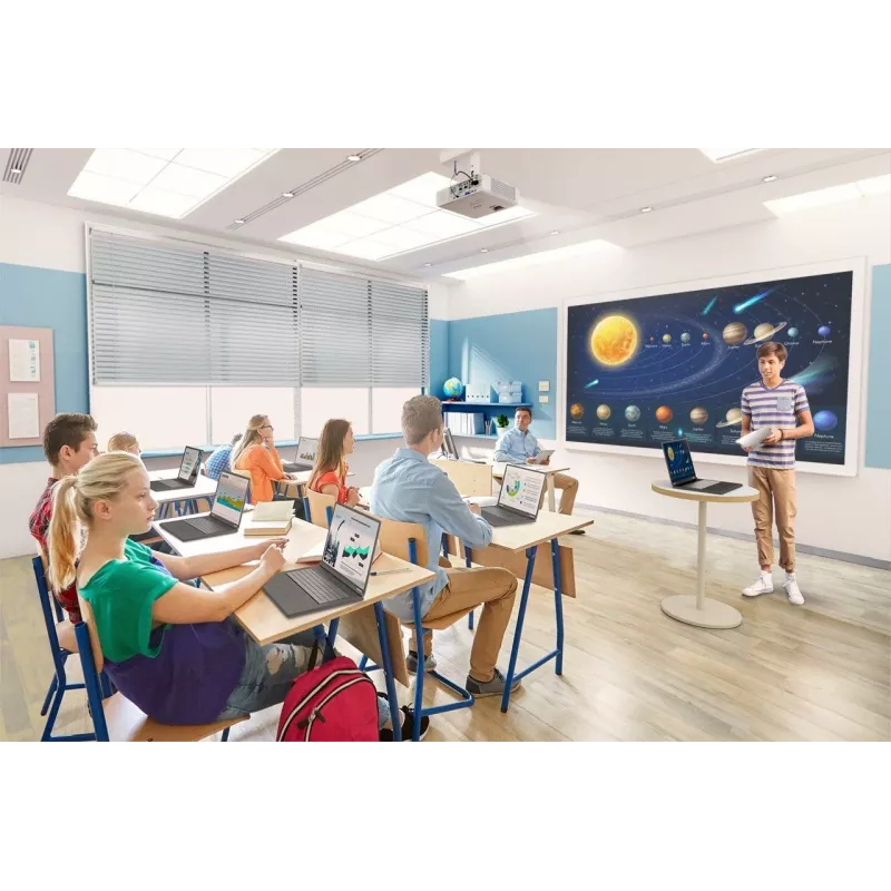 Epson ELPDC30 V12HB09080 visualizer per documenti, 4K UHD (3840 x 2160), 13 MP, zoom digitale 23x / ottico 10x, CMOS, HDMI/USB/Wi-Fi, bianco