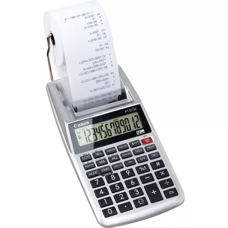 Calcolatrice da tavolo Canon P1-DTSC II EMEA HWB con stampa grigio