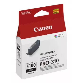 Canon PFI-5100 MBK cartuccia d'inchiostro 1 pezzo originale nero opaco