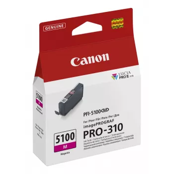 Canon PFI-5100 M cartuccia d'inchiostro 1 pezzo originale magenta