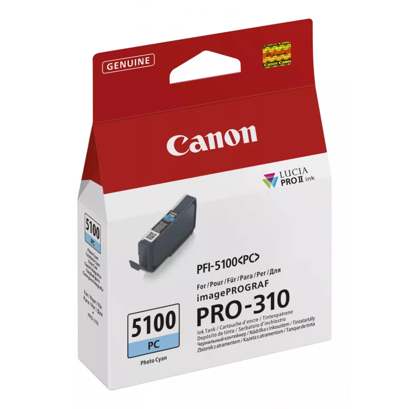 Canon PFI-5100 PC cartuccia d'inchiostro 1 pz. originale photo ciano