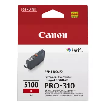 Canon PFI-5100 R cartuccia d'inchiostro 1 pezzo originale rosso