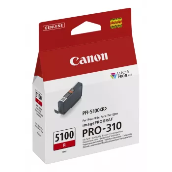 Canon PFI-5100 R cartuccia d'inchiostro 1 pezzo originale rosso