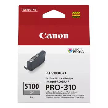 Canon PFI-5100 GY cartuccia d'inchiostro 1 pezzo originale grigio