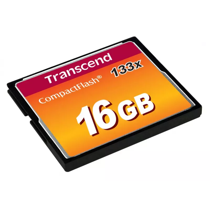 Scheda CompactFlash Transcend TS16GCF133 16 GB, 50 MB/s in lettura, 20 MB/s in scrittura