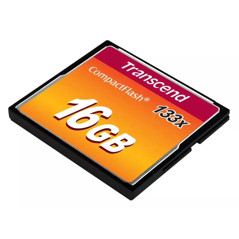 Scheda CompactFlash Transcend TS16GCF133 16 GB, 50 MB/s in lettura, 20 MB/s in scrittura