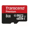 Memoria flash Transcend 8 GB MicroSDHC Classe 10 UHS-I TS8GUSDCU1