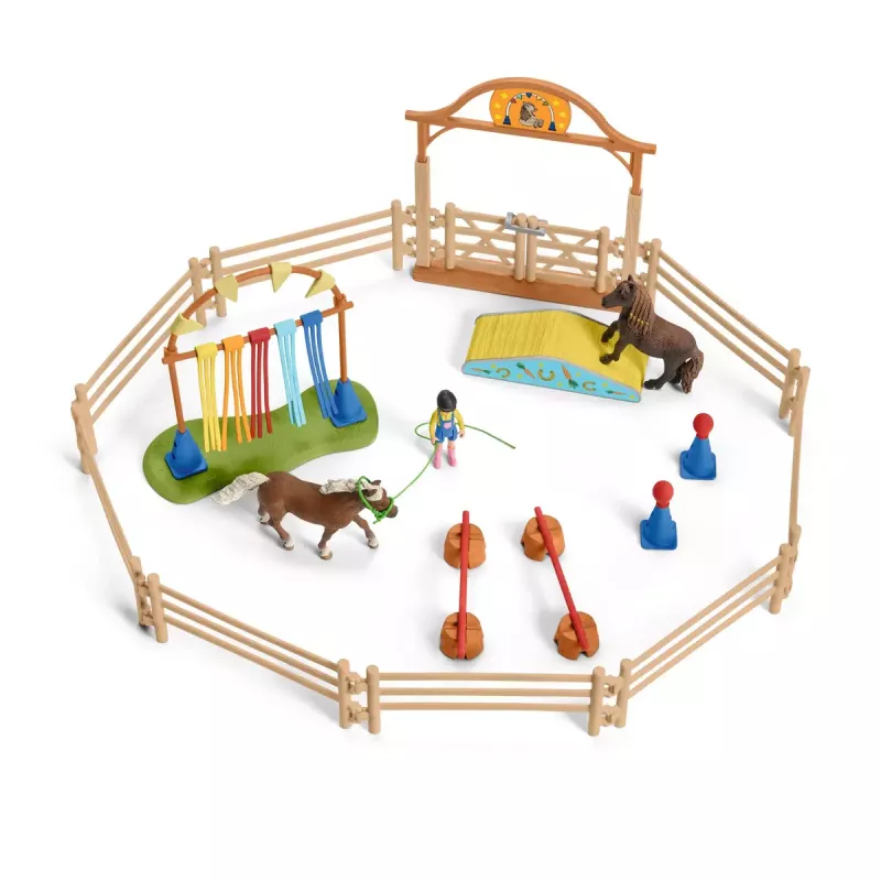 Pony Agility Training Schleich 42481 multicolore plastica 3-8 anni