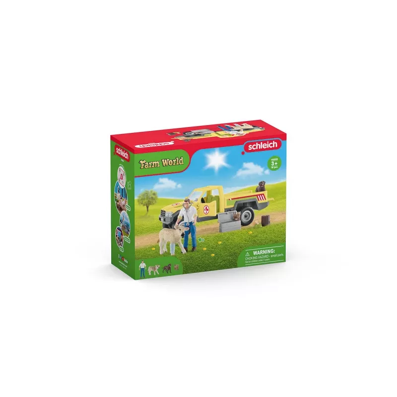 Visita veterinaria alla fattoria Schleich FARM WORLD 42503