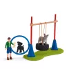 schleich Farm Life Cuccioli Agility Training, Farm World, 3 anni, multicolore