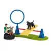 schleich Farm Life Cuccioli Agility Training, Farm World, 3 anni, multicolore