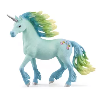 schleich BAYALA Stallone unicorno Marshmallow, 5 anni, unicorno / pegaso, unicorni e fate, multicolore, plastica