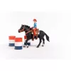schleich Cowgirl Barrel Racing Fun, 3 anni, multicolore