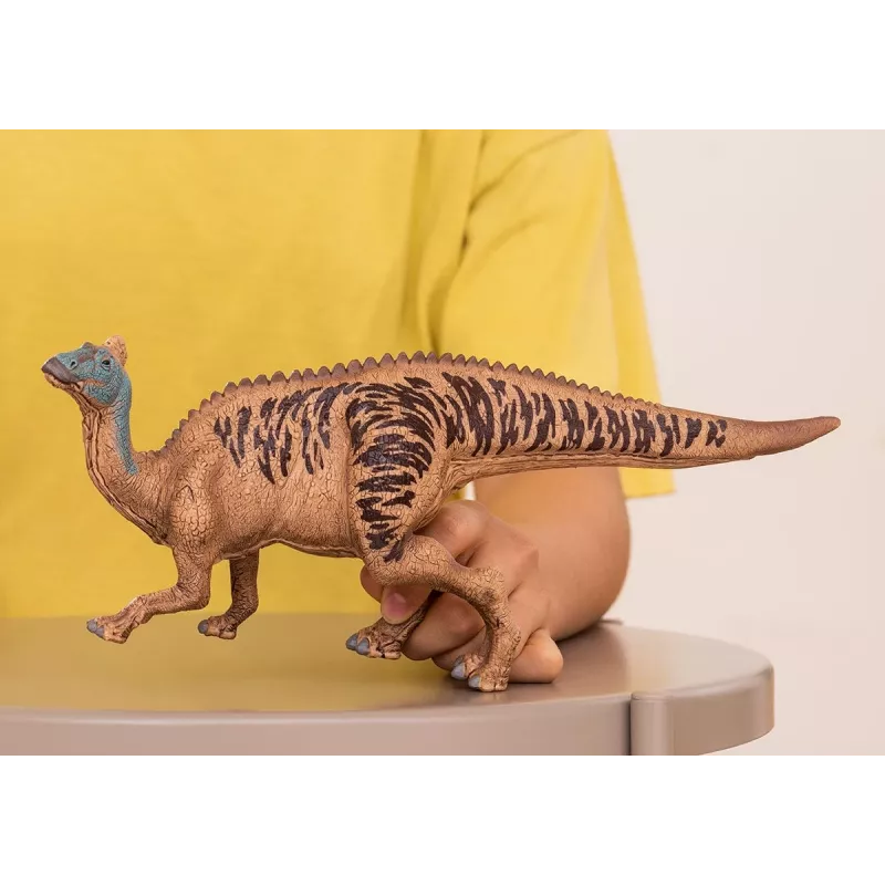 schleich Dinosauro Edmontosaurus, 4 anni, conquistare la Terra, dinosauri e vulcano, nero, marrone, verde, plastica