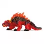 schleich ELDRADOR CREATURES Lucertola magma, 7 anni, mondo di lava, mostri e draghi, nero, rosso, plastica