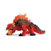 schleich ELDRADOR CREATURES Lucertola magma, 7 anni, mondo di lava, mostri e draghi, nero, rosso, plastica