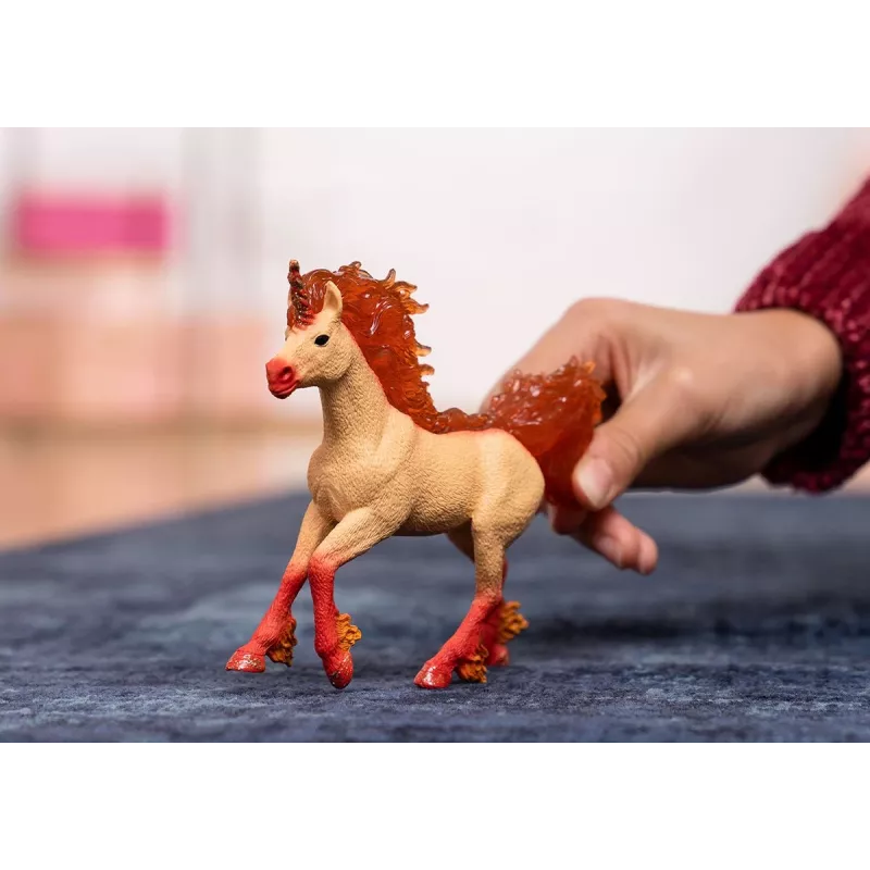 Giocattolo Schleich BAYALA Stallone unicorno del fuoco Elementa arancione 70756S