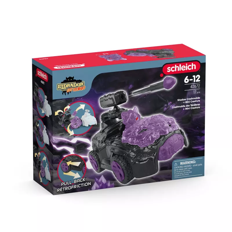 Schleich Shadow CrashMobile con mini creatura nero viola 42672