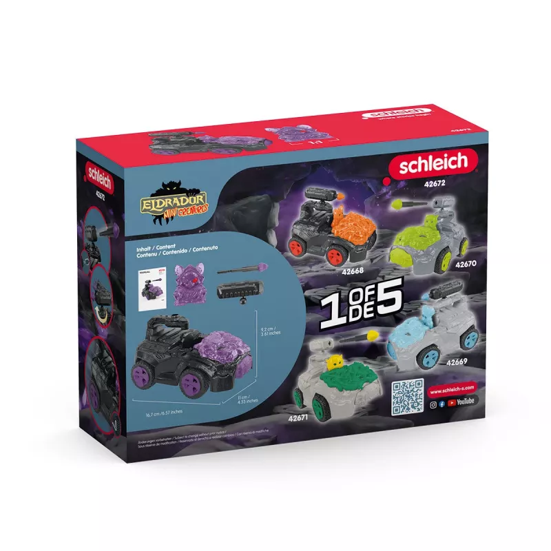Schleich Shadow CrashMobile con mini creatura nero viola 42672