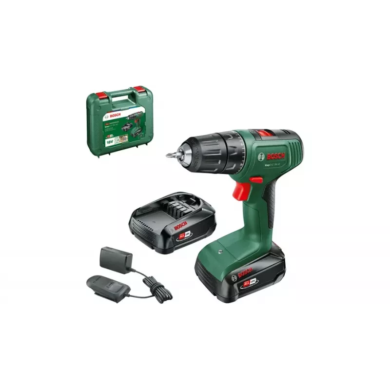 Bosch EasyDrill 18V-40 1630 giri/min senza chiave 1,3 kg nero, verde