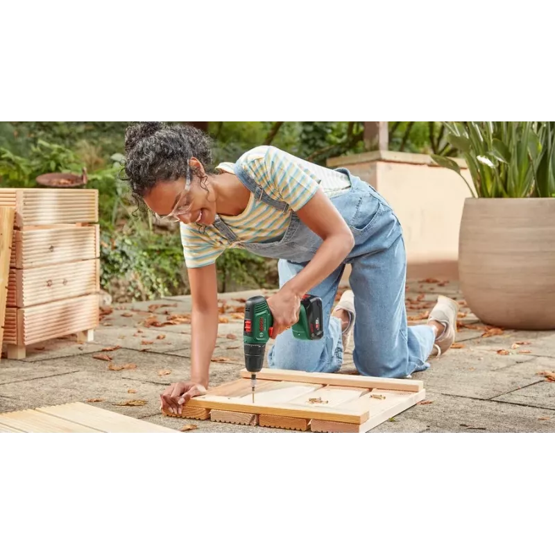 Bosch EasyDrill 18V-40 1630 giri/min senza chiave 1,3 kg nero, verde