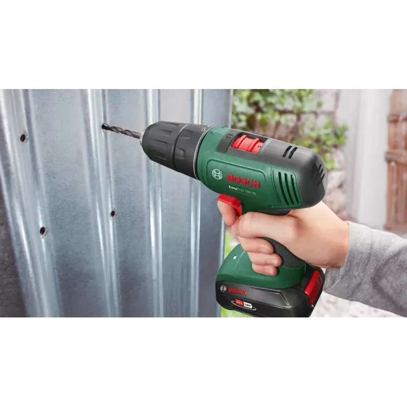 Bosch EasyDrill 18V-40 1630 giri/min senza chiave 1,3 kg nero, verde