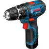Trapano a pistola Bosch GSB 12V-15, 1300 giri/min, batteria 2 Ah