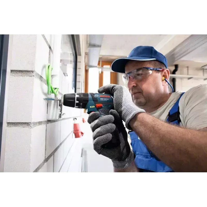 Trapano a pistola Bosch GSB 12V-15, 1300 giri/min, batteria 2 Ah