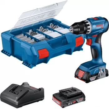 Bosch GSR 18V-45 Professional 500 giri/min Senza chiave 900 g Nero, Blu