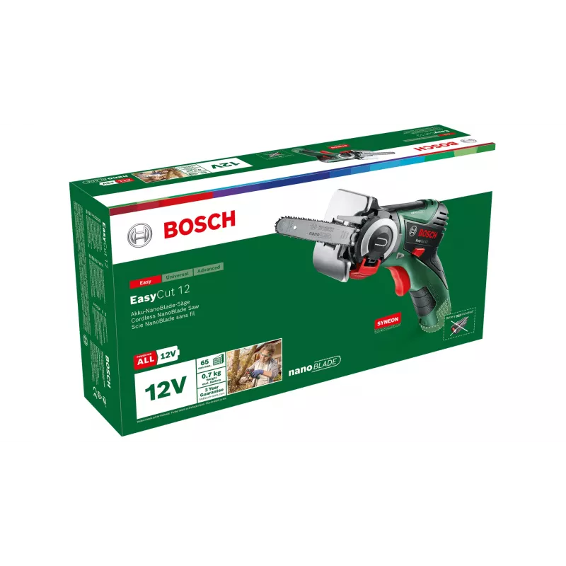Bosch EasyCut 12 sega nanoBLADE a batteria, solo (senza batteria)