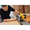 DeWALT DWS520KTR-QS sega circolare a immersione, set, 1300 W, 165 mm, con guida, T STAK-Box VI, giallo/nero