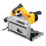 DeWALT DWS520KTR-QS sega circolare a immersione, set, 1300 W, 165 mm, con guida, T STAK-Box VI, giallo/nero